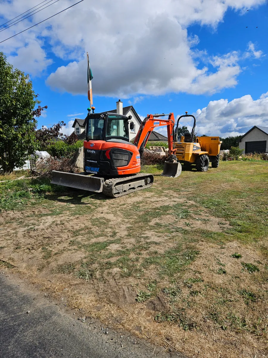 Self Drive Digger Hire 1-20 ton Dumpers 1-10 tons - Image 4
