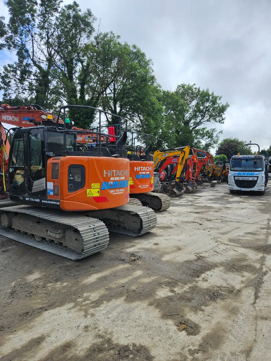 Self Drive Digger Hire 1-20 ton Dumpers 1-10 tons - Image 1