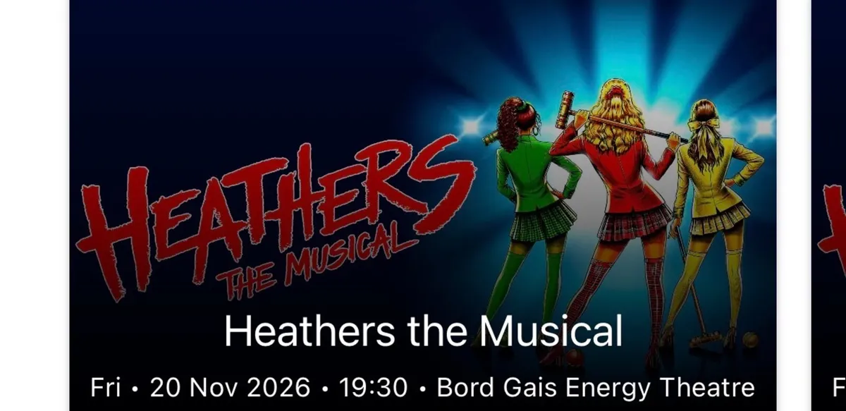 Heathers - Stalls Tickets