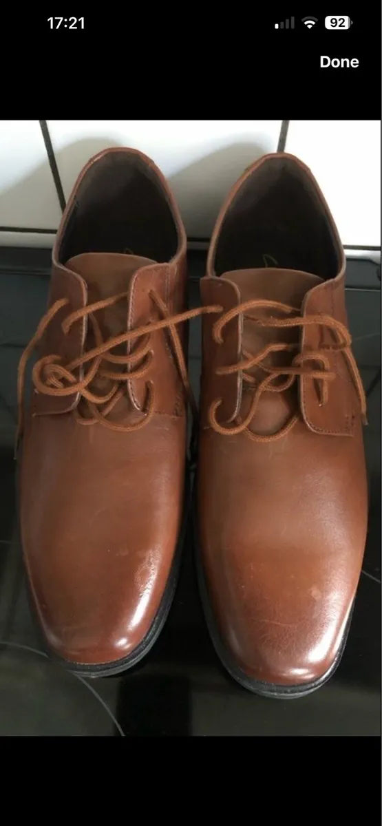 Mens new Clark’s shoes size 8 €30 - Image 1