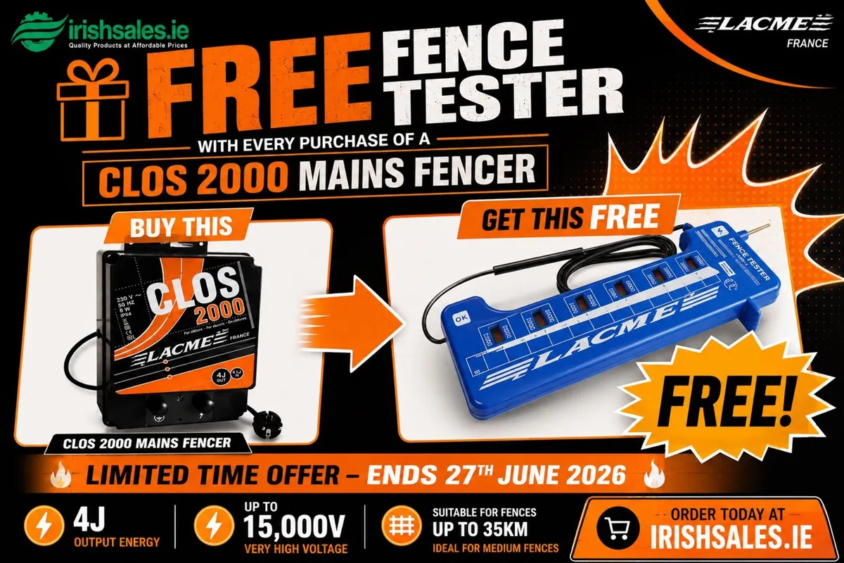 Free Lightning Protector-100&200acre Mains Fencer - Image 2