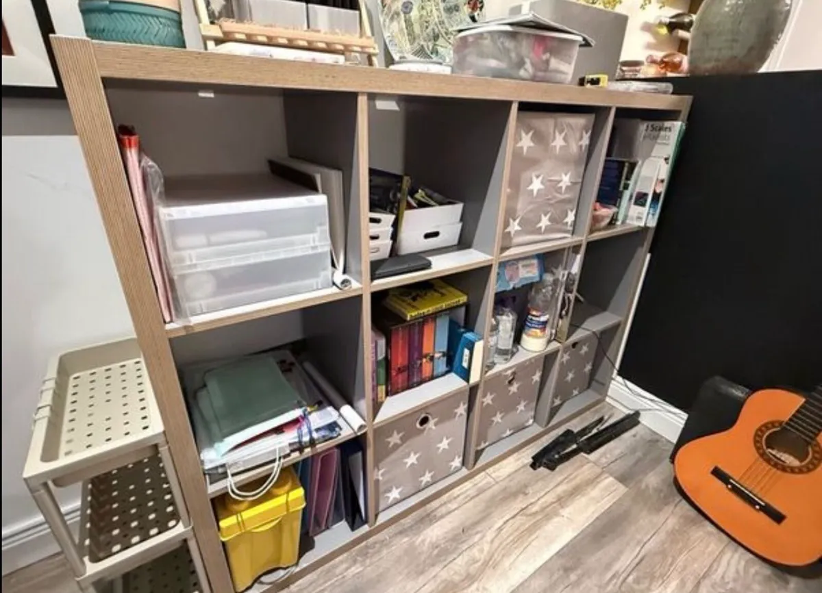 Ikea like storage units 4x3 grey finish - Image 3