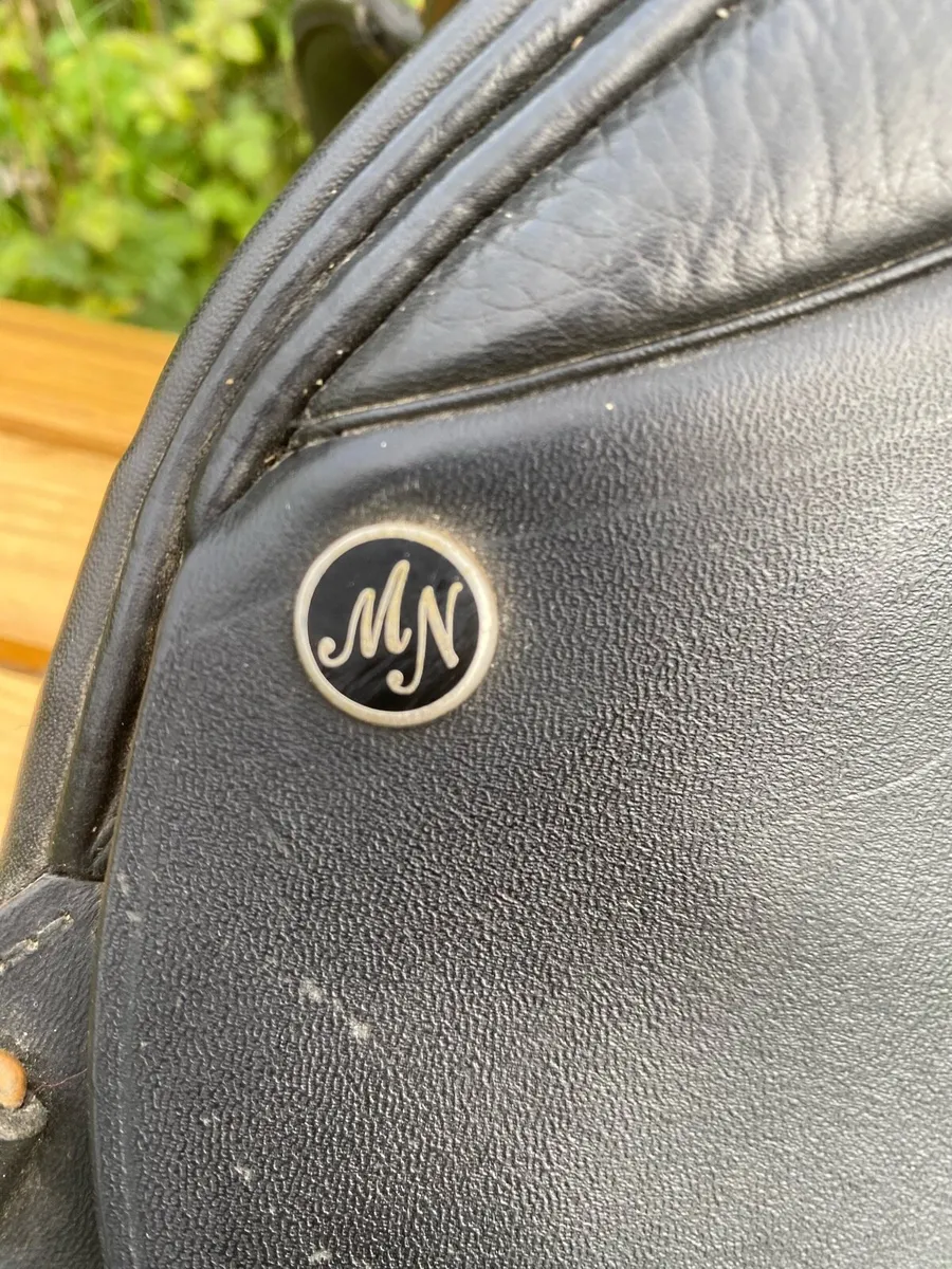 Morris and Nolan black Leather pony saddle - Image 2