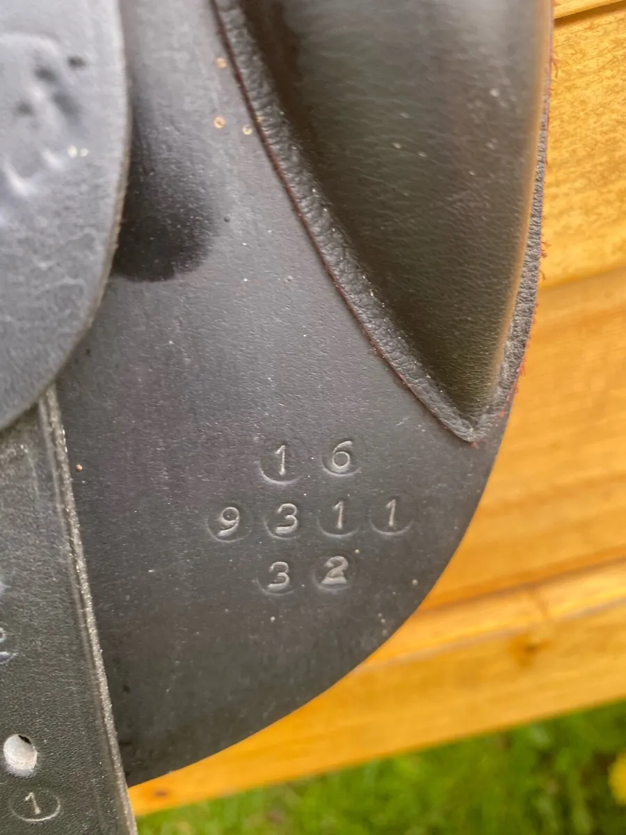 Morris and Nolan black Leather pony saddle - Image 3