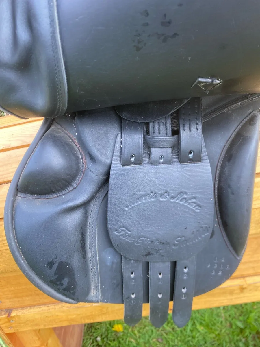 Morris and Nolan black Leather pony saddle - Image 4