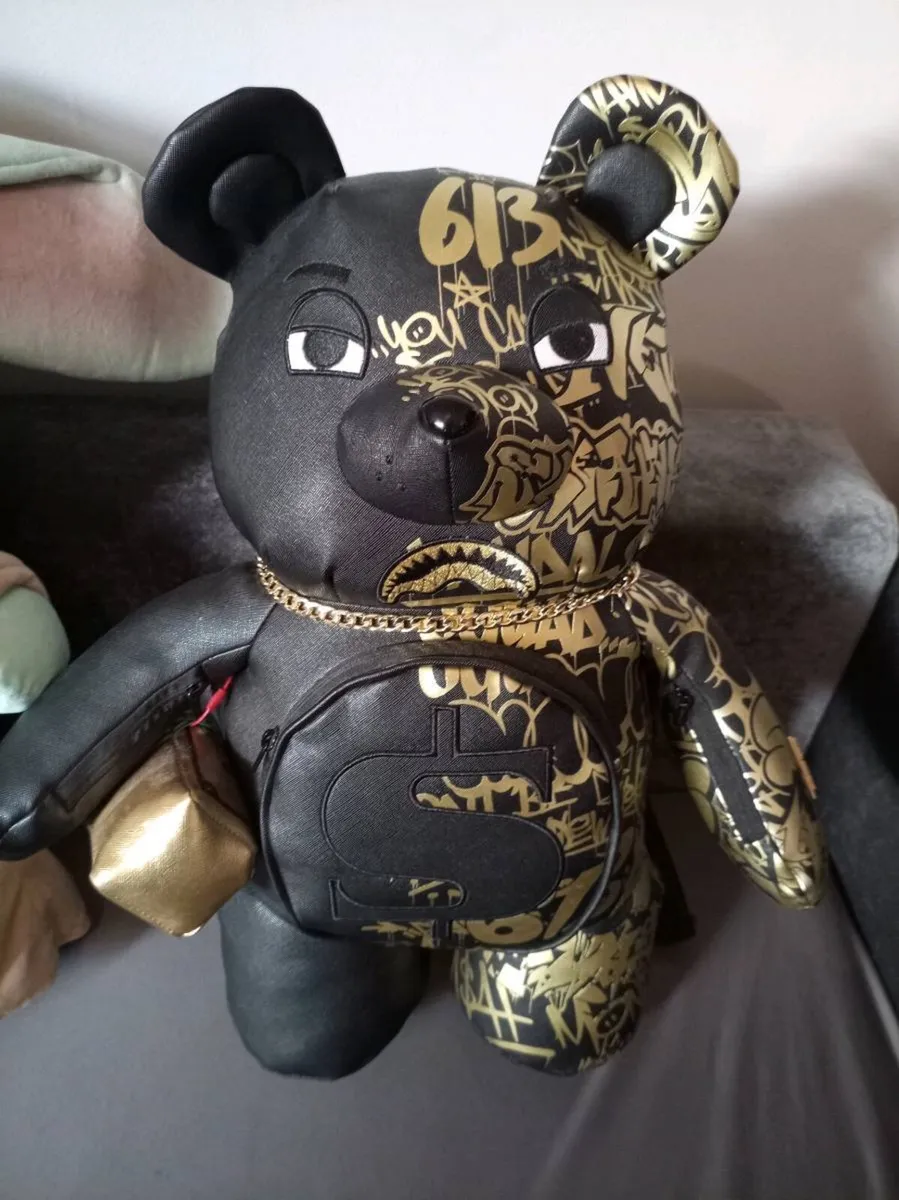 Sprayground Moneybear Teddy Bear Backpack + Grogu - Image 3