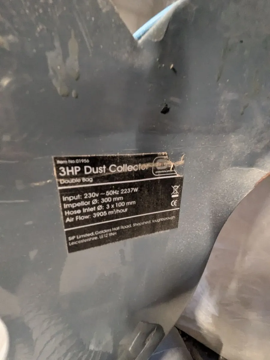 Dust Extractor / Collector – SIP 3HP - Image 1