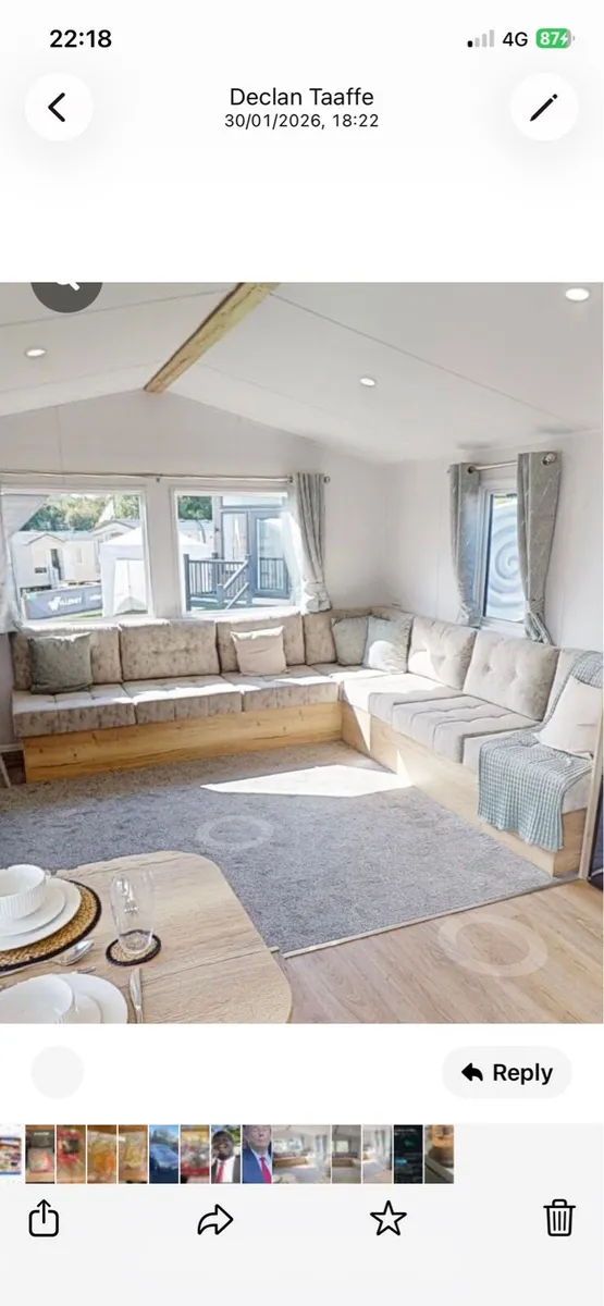 Mobile home couch