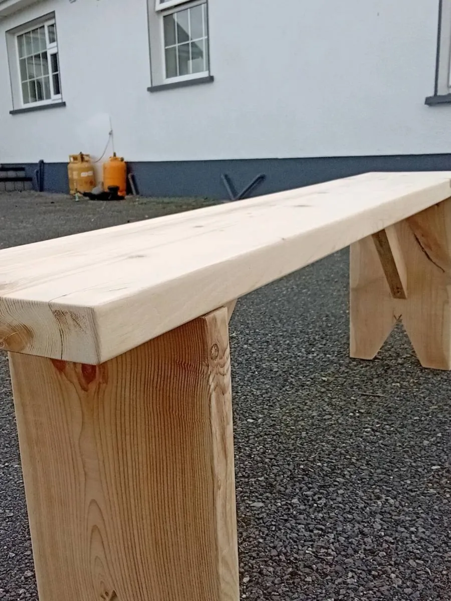 Tables and 2 benches - Image 4