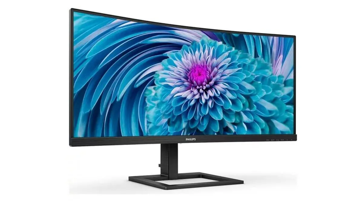 PHILIPS 346E2CUAE/00 Wide Quad HD 34" Curved VA LC - Image 1
