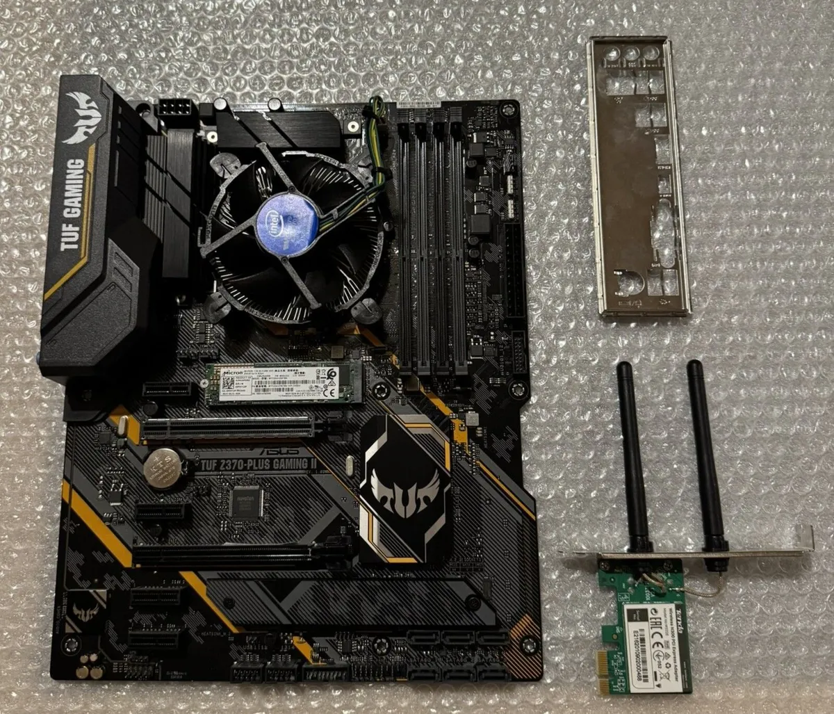Motherboard+i7cpu+256gb ssd+Cooler+wifi=bundle - Image 1