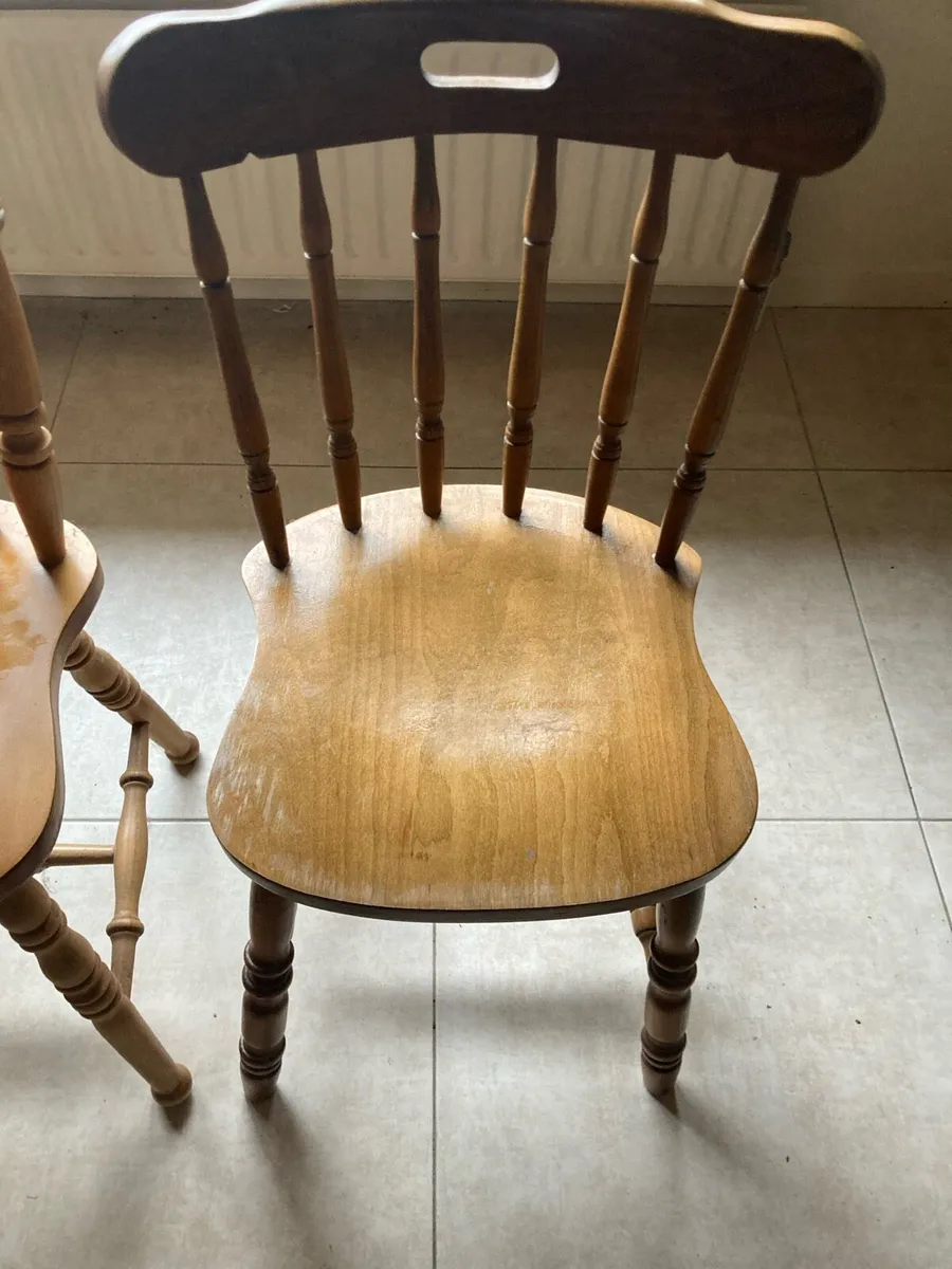 3 kitchen chairs - Image 2