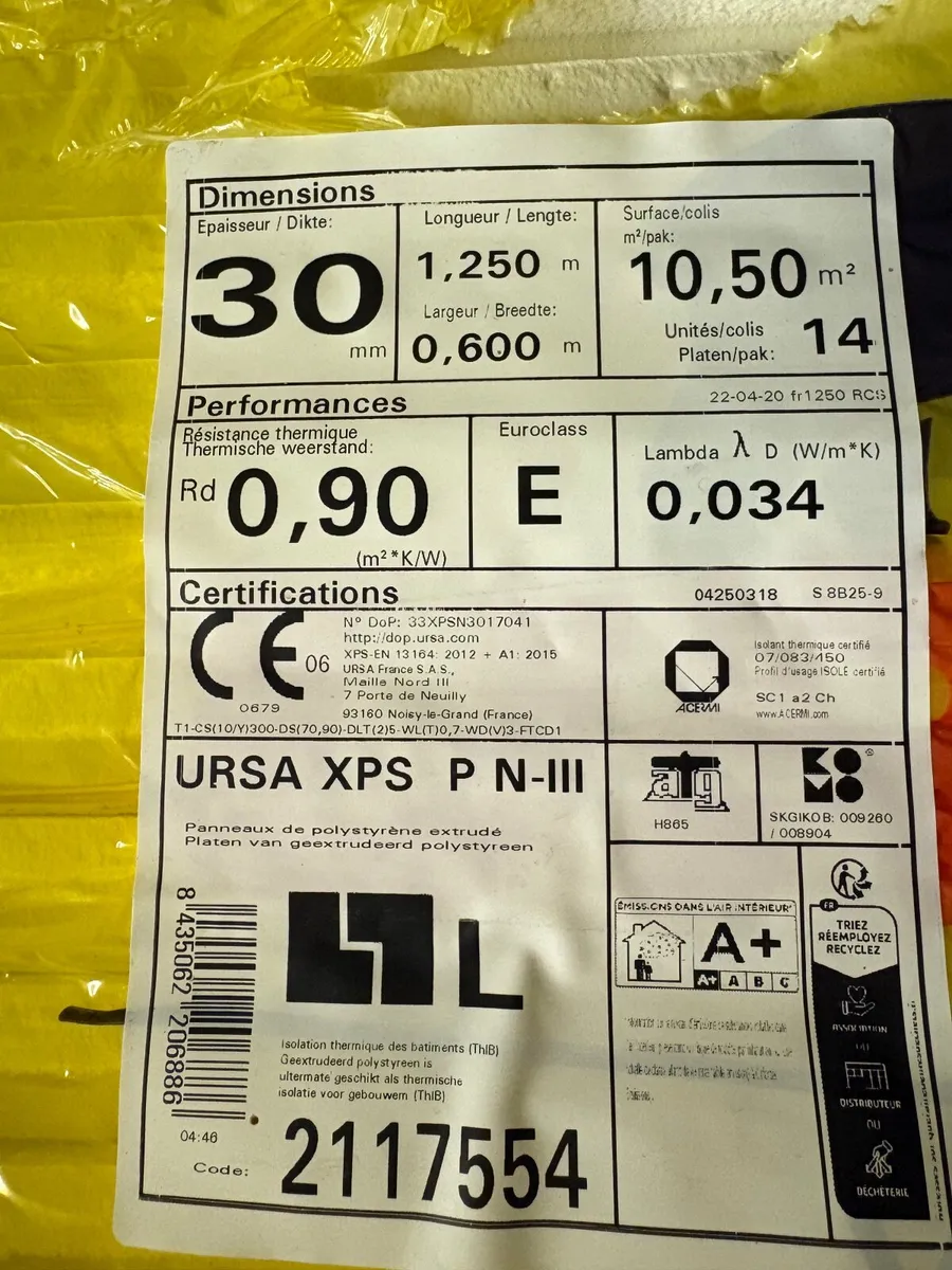 Unused XPS insulation boards - Image 2