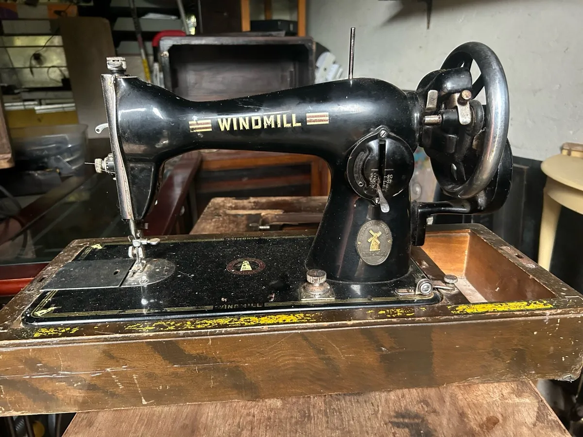 Windmill Antique Sewing Machine - Image 1