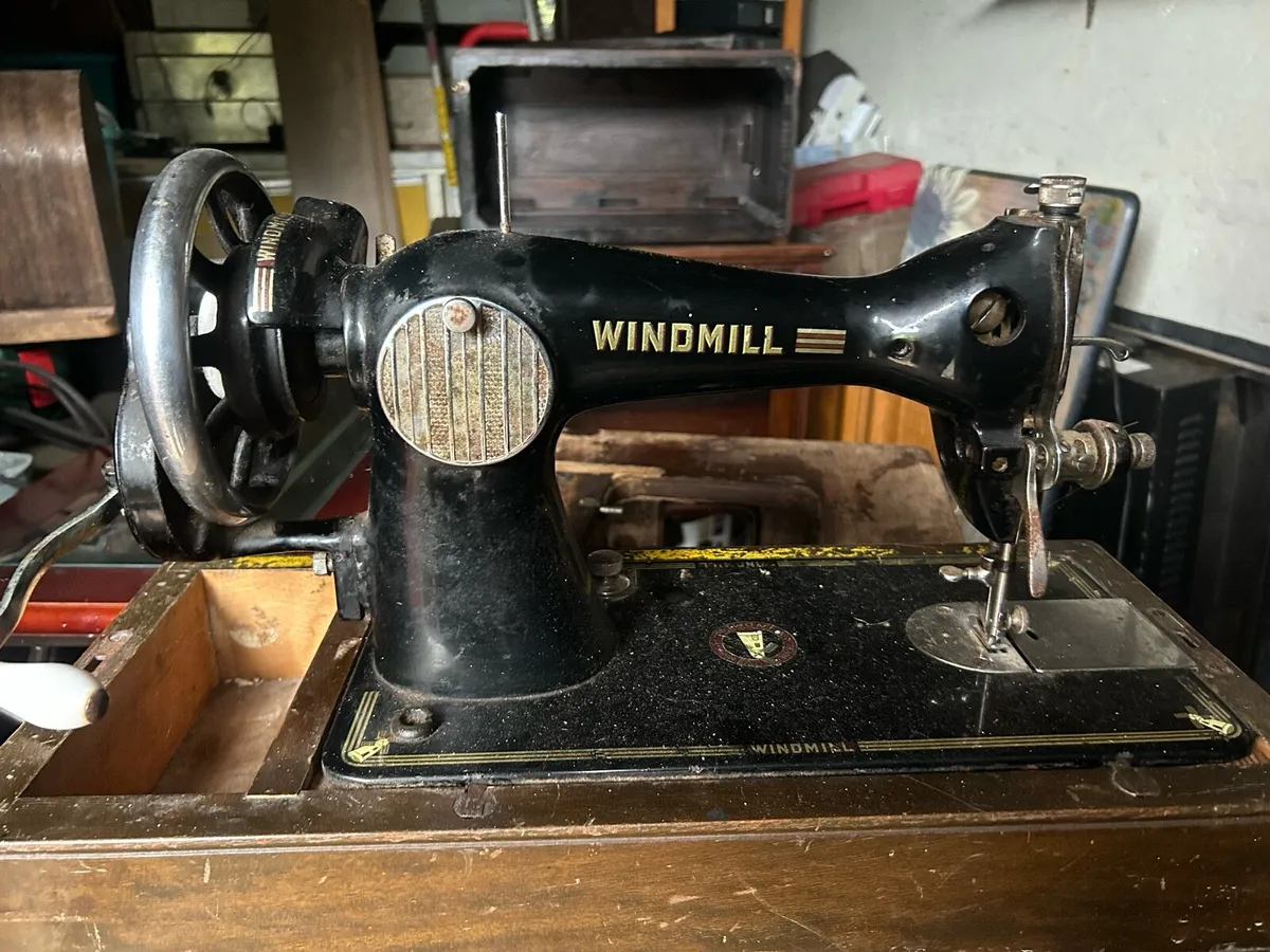 Windmill Antique Sewing Machine - Image 2