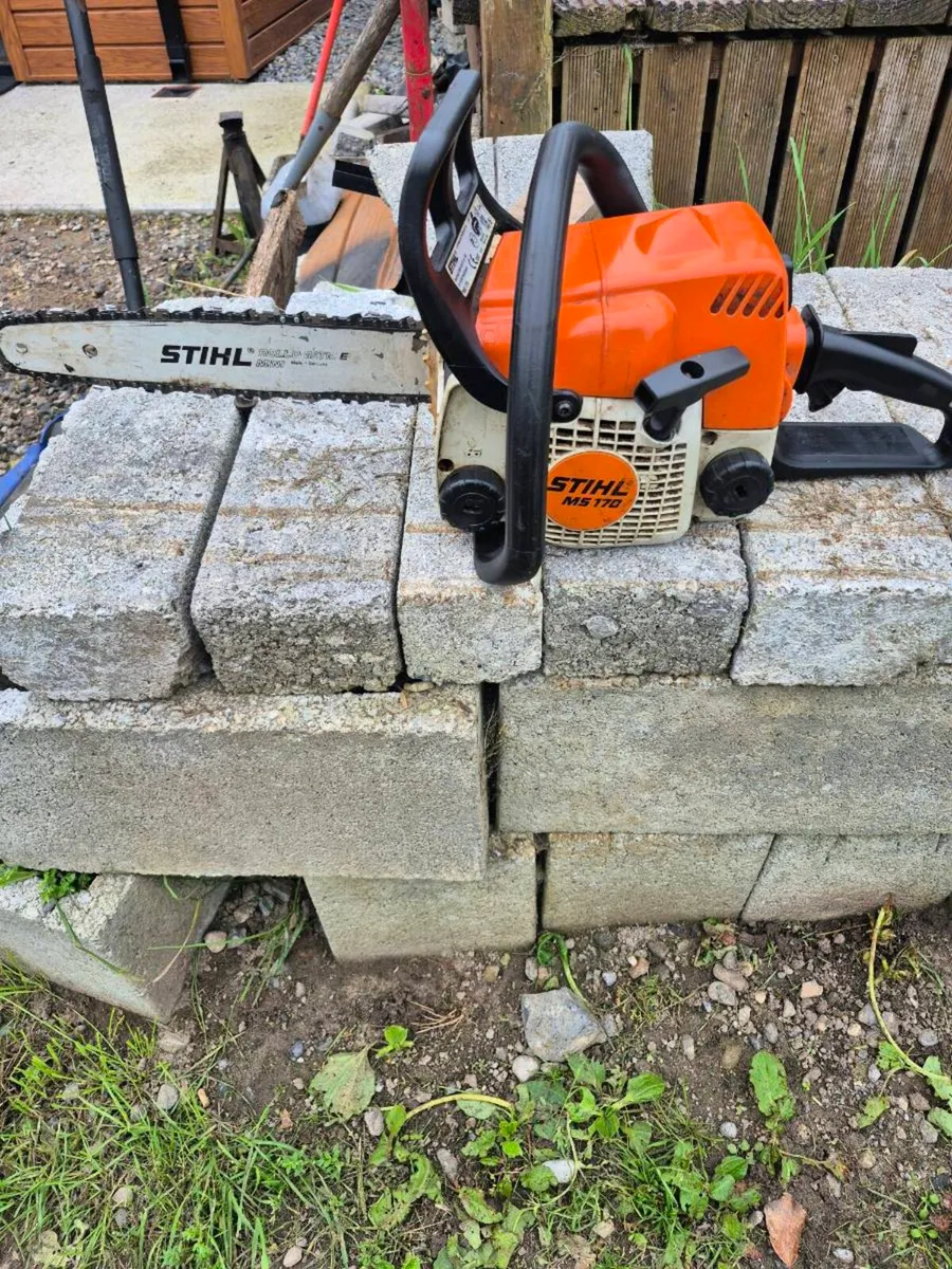 Stihl MS170 chainsaw 14: chain bar - Image 1