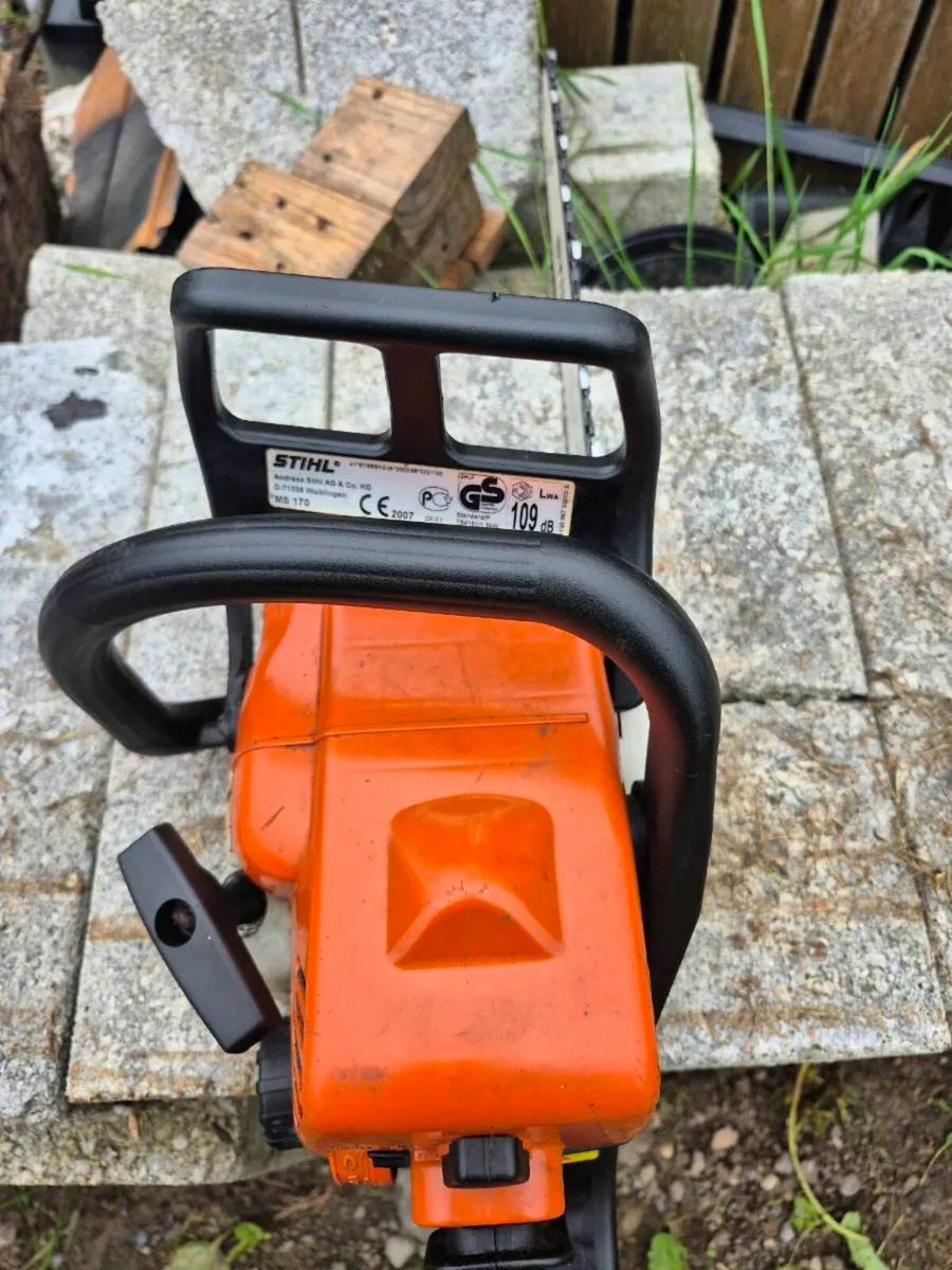 Stihl MS170 chainsaw 14: chain bar - Image 3