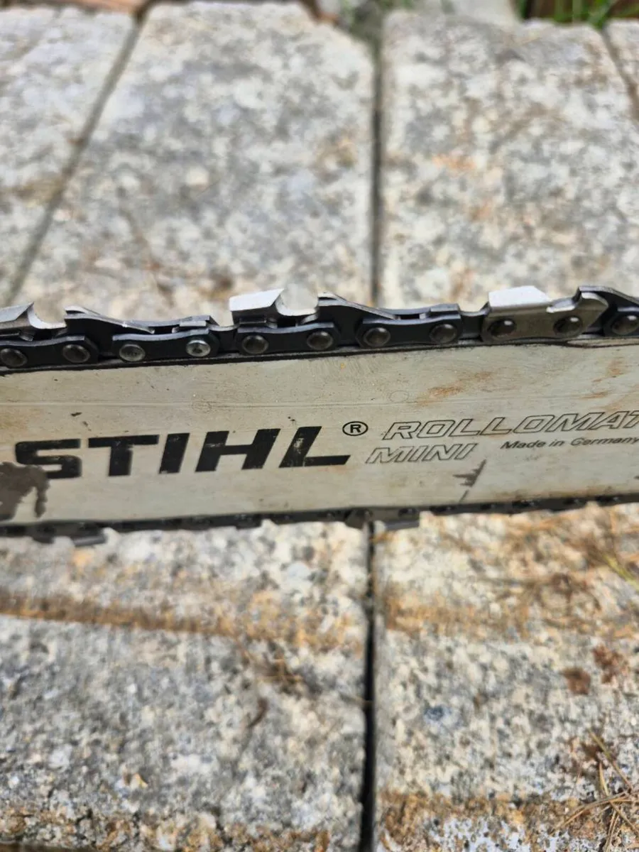 Stihl MS170 chainsaw 14: chain bar - Image 4