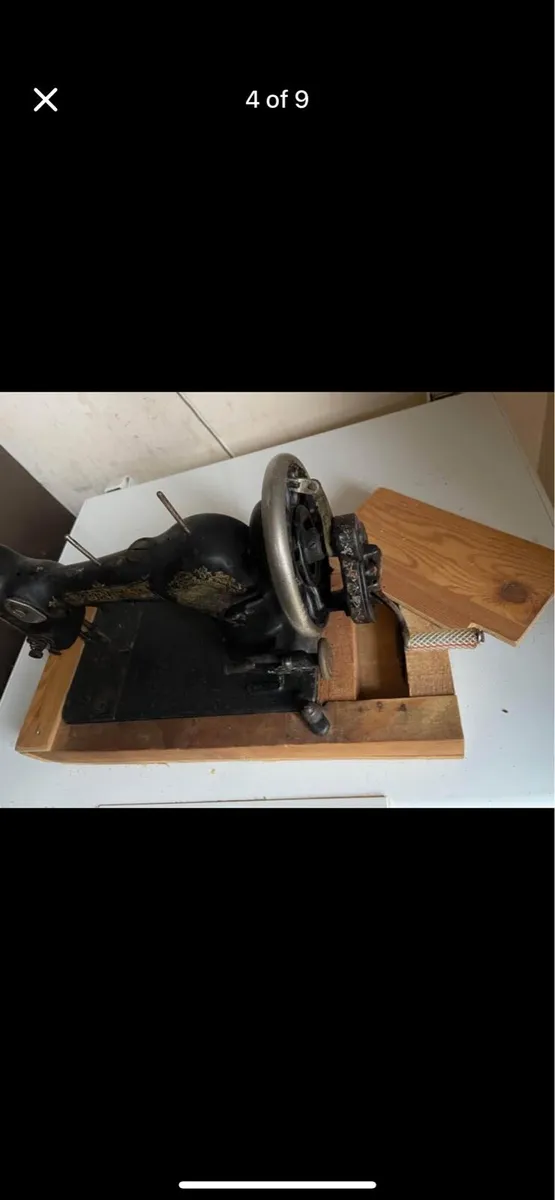 Antique Jones Sewing Machine - Image 3