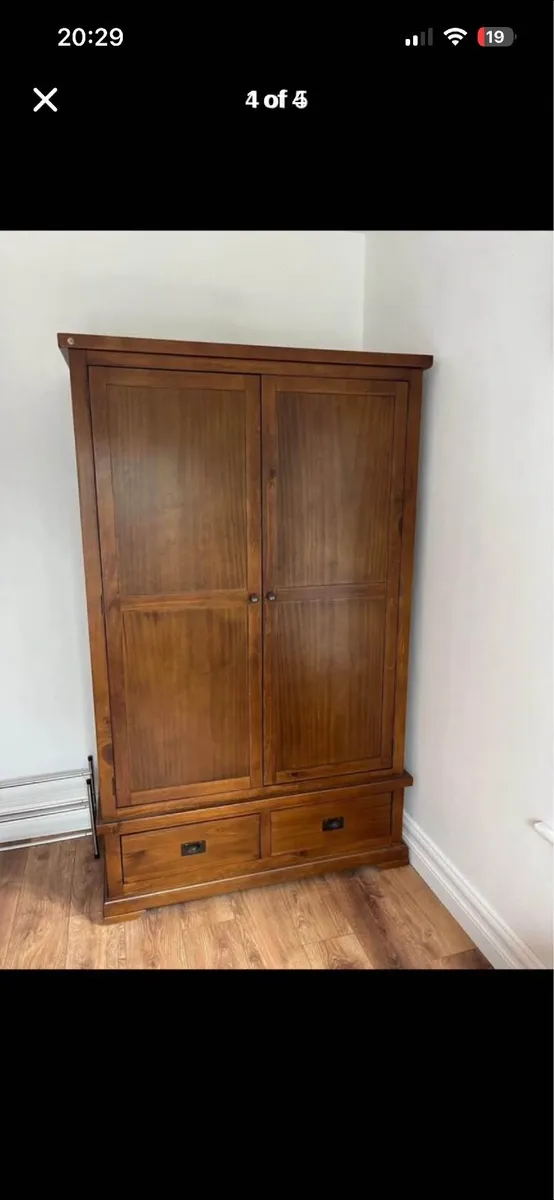 Solid wood wardrobe - Image 3