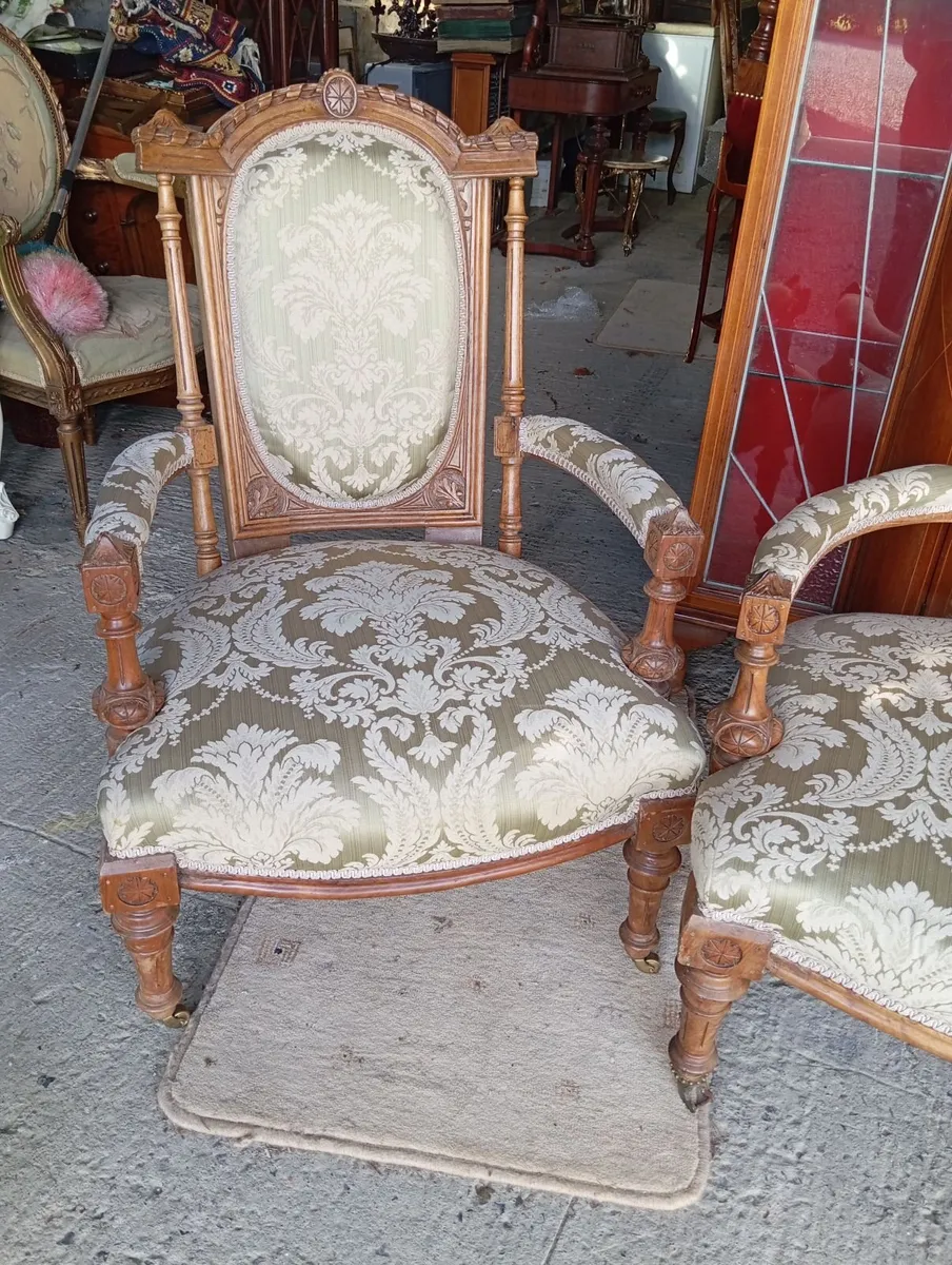 Victorian gentlemans chair - Image 1