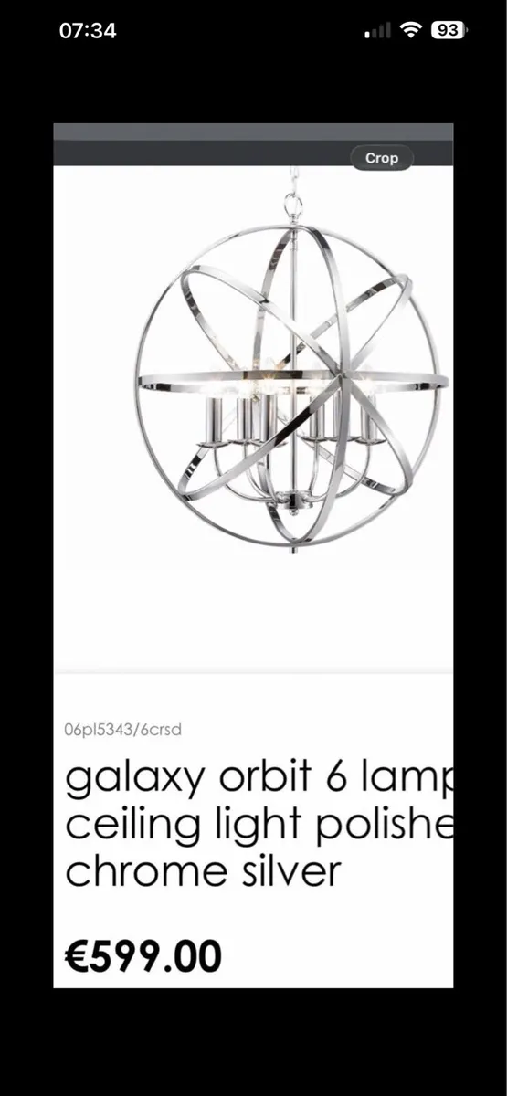 Galaxy orbit light fitting - Image 2
