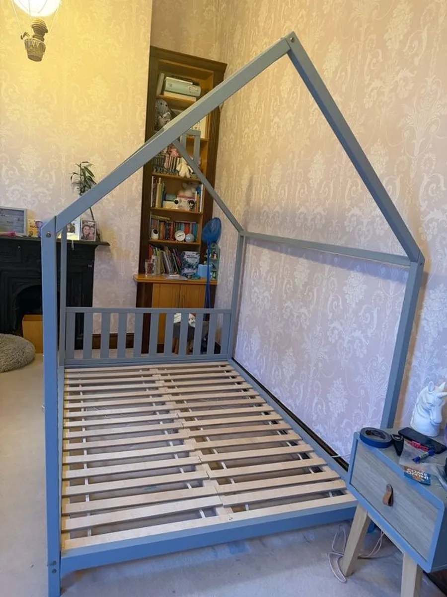 Double House Shaped Kids Bed - Image 4