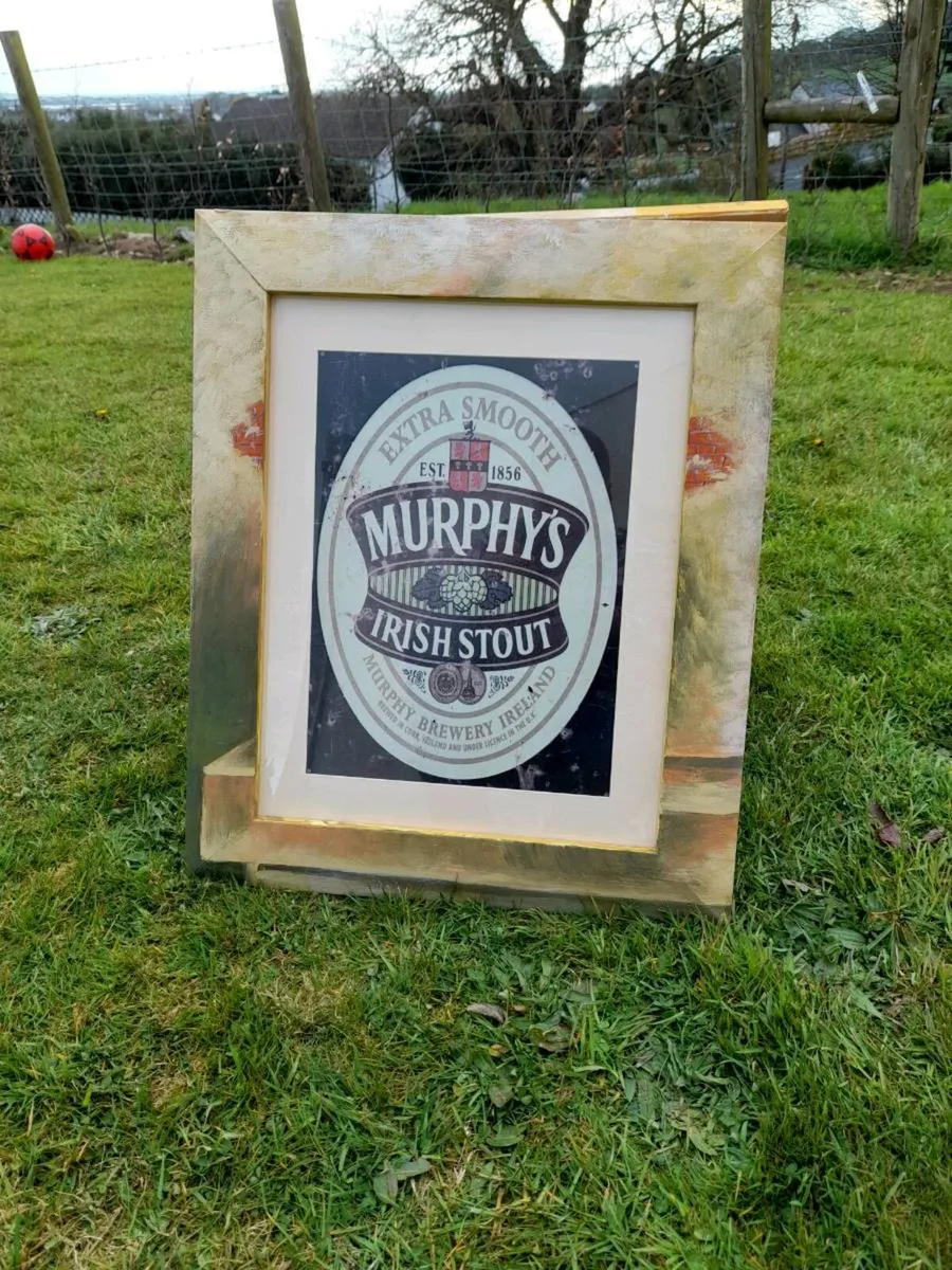 Murphys Tin Sign Framed - Image 1