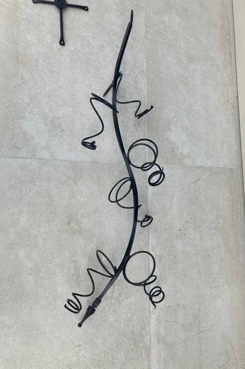 Wine Rack for Wall Wrought Iron - Image 4