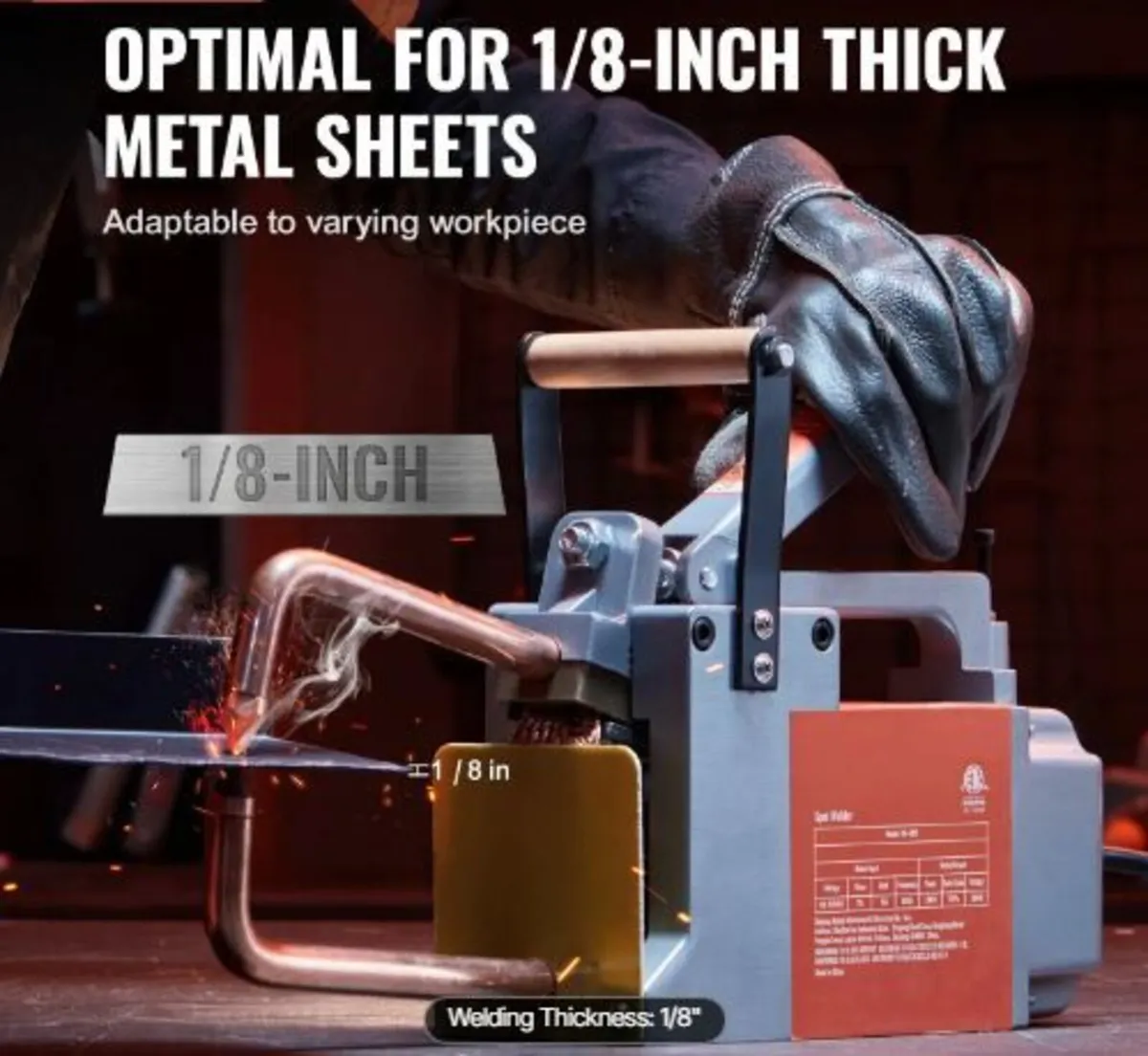 Portable Spot Welder, 1/8-inch Thick Spot - Image 4