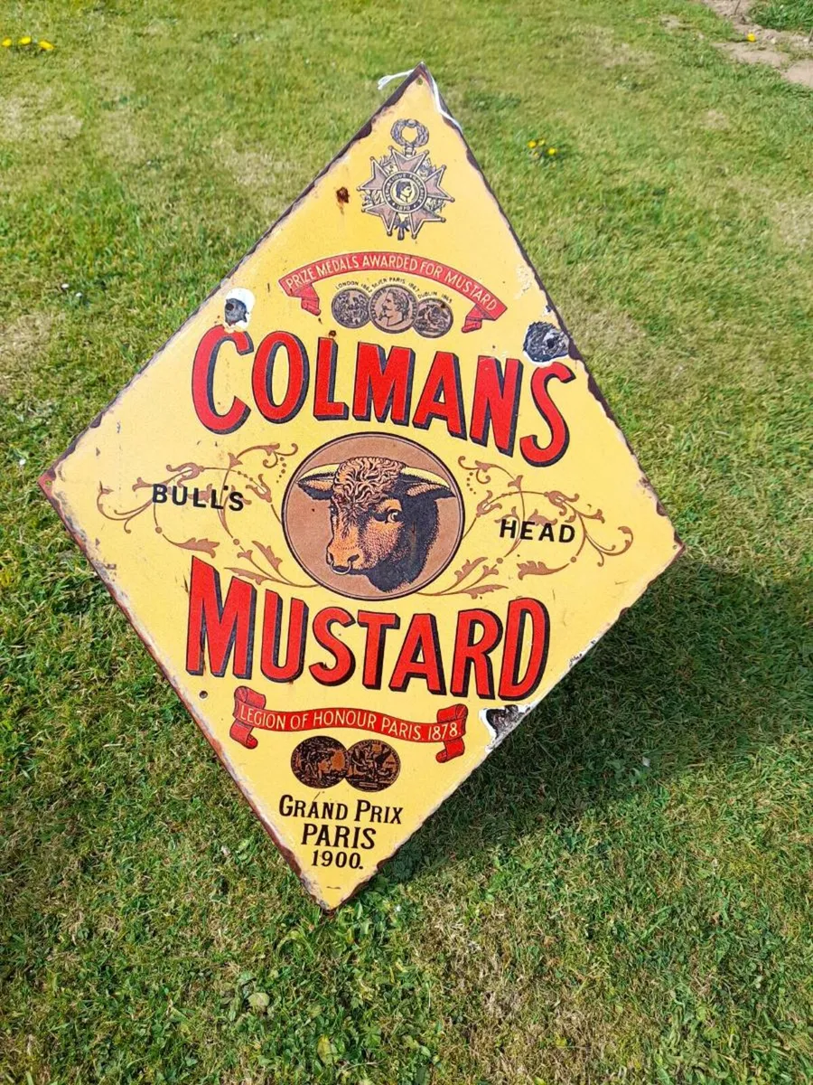 Colmans Diamond Tin Sign - Image 3
