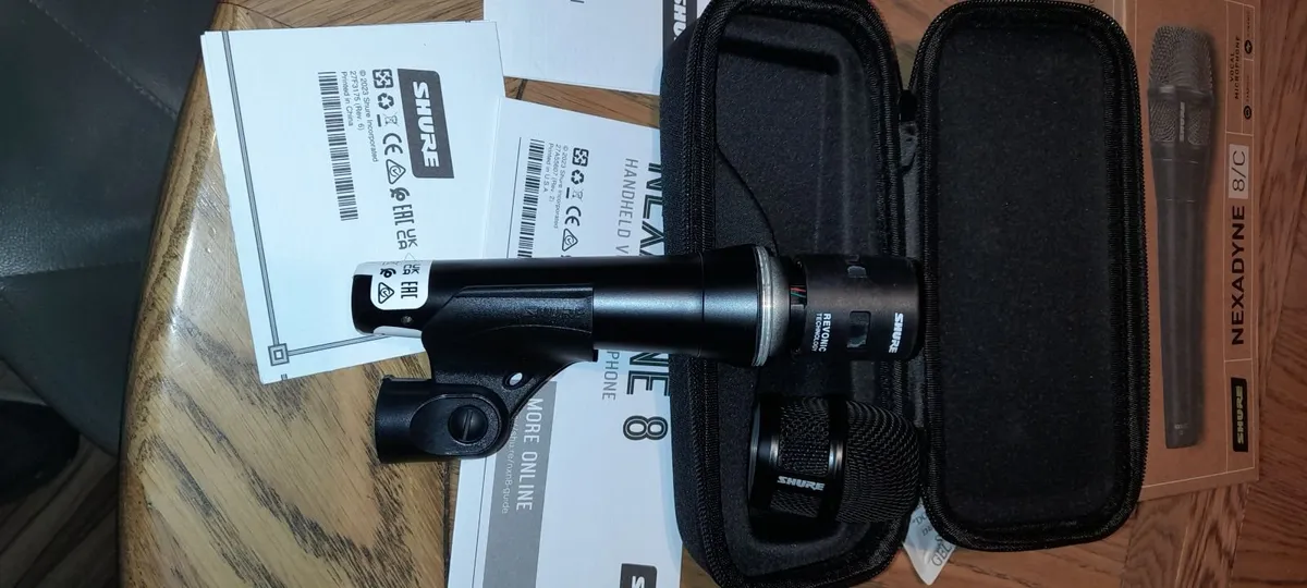 Stage mic, nexadyne 8/c shure - Image 1