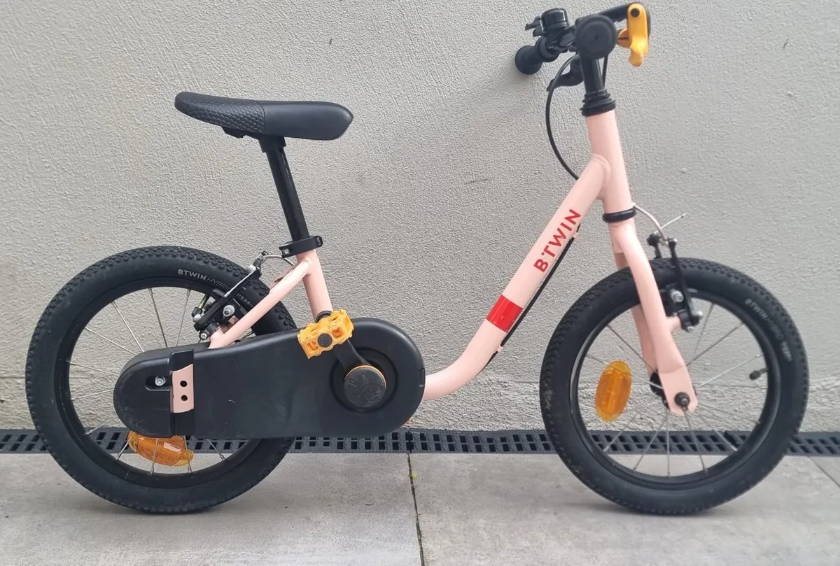Btwin Bike 14inch Pink - Image 1