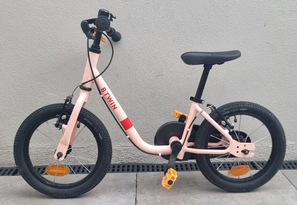 Btwin Bike 14inch Pink - Image 2