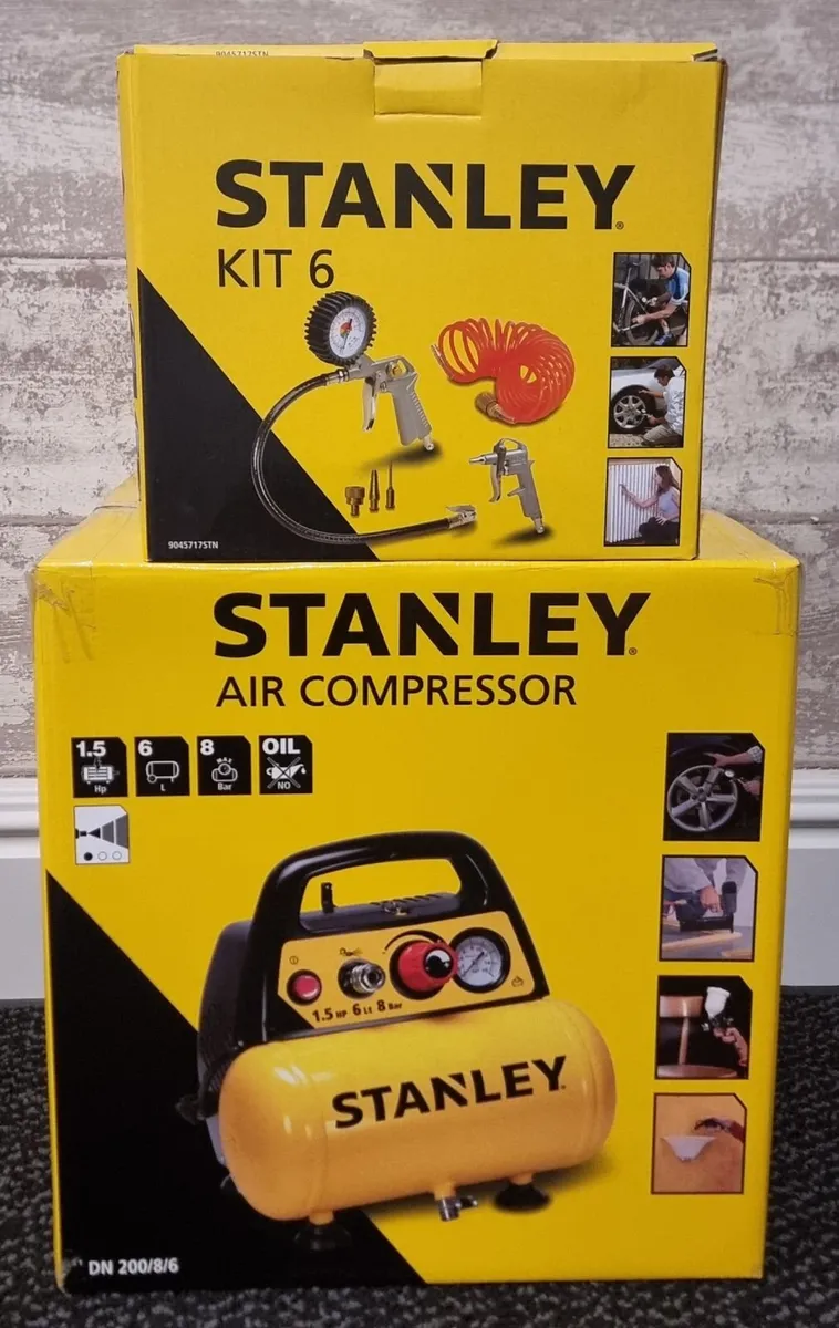 Stanley Portable Air Compressor DIY 6L - Image 2