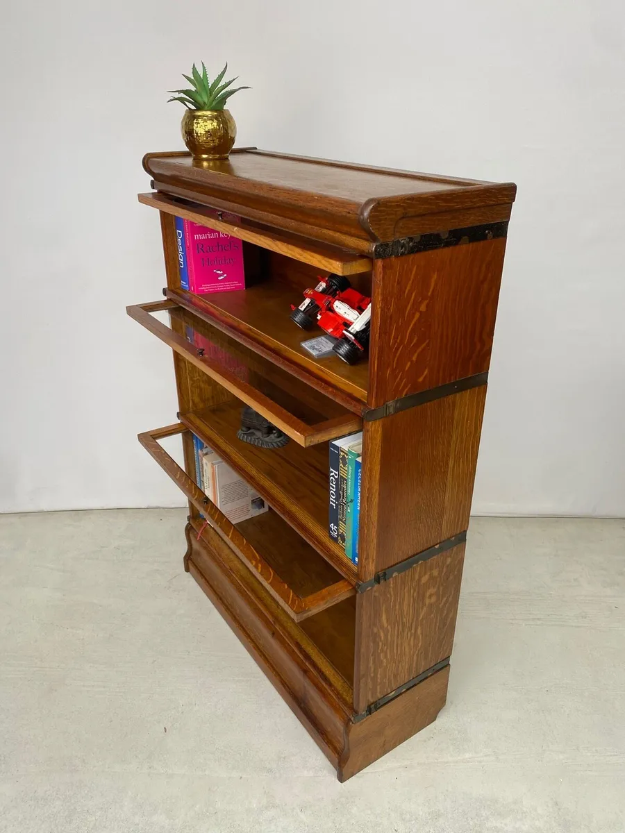 Edwardian Barristers Sectional Bookcase - Image 3