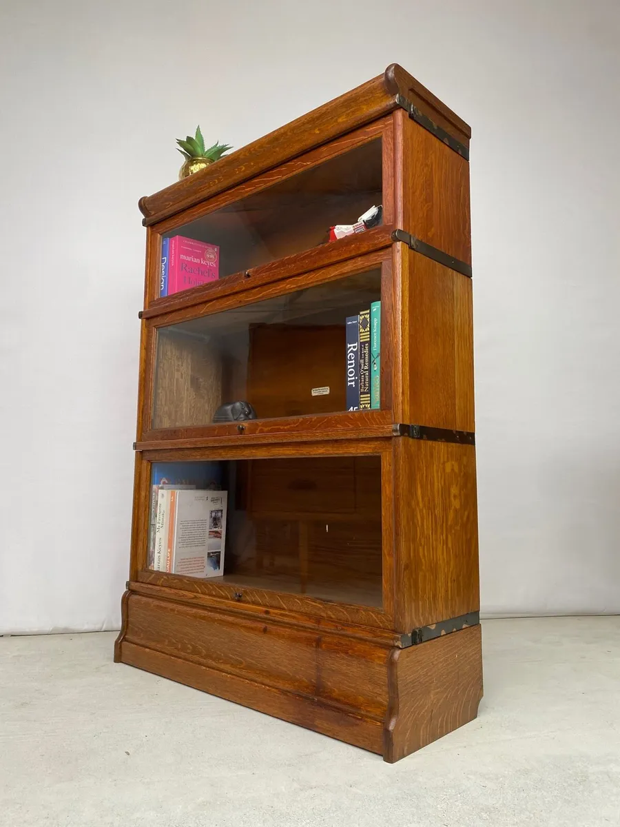Edwardian Barristers Sectional Bookcase - Image 1