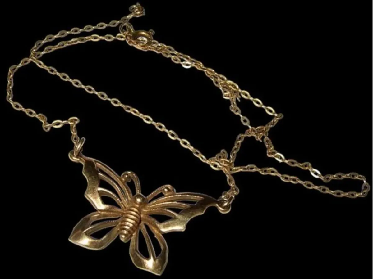 Vintage Hallmarked 9ct Gold Pendant & Chain - Image 3