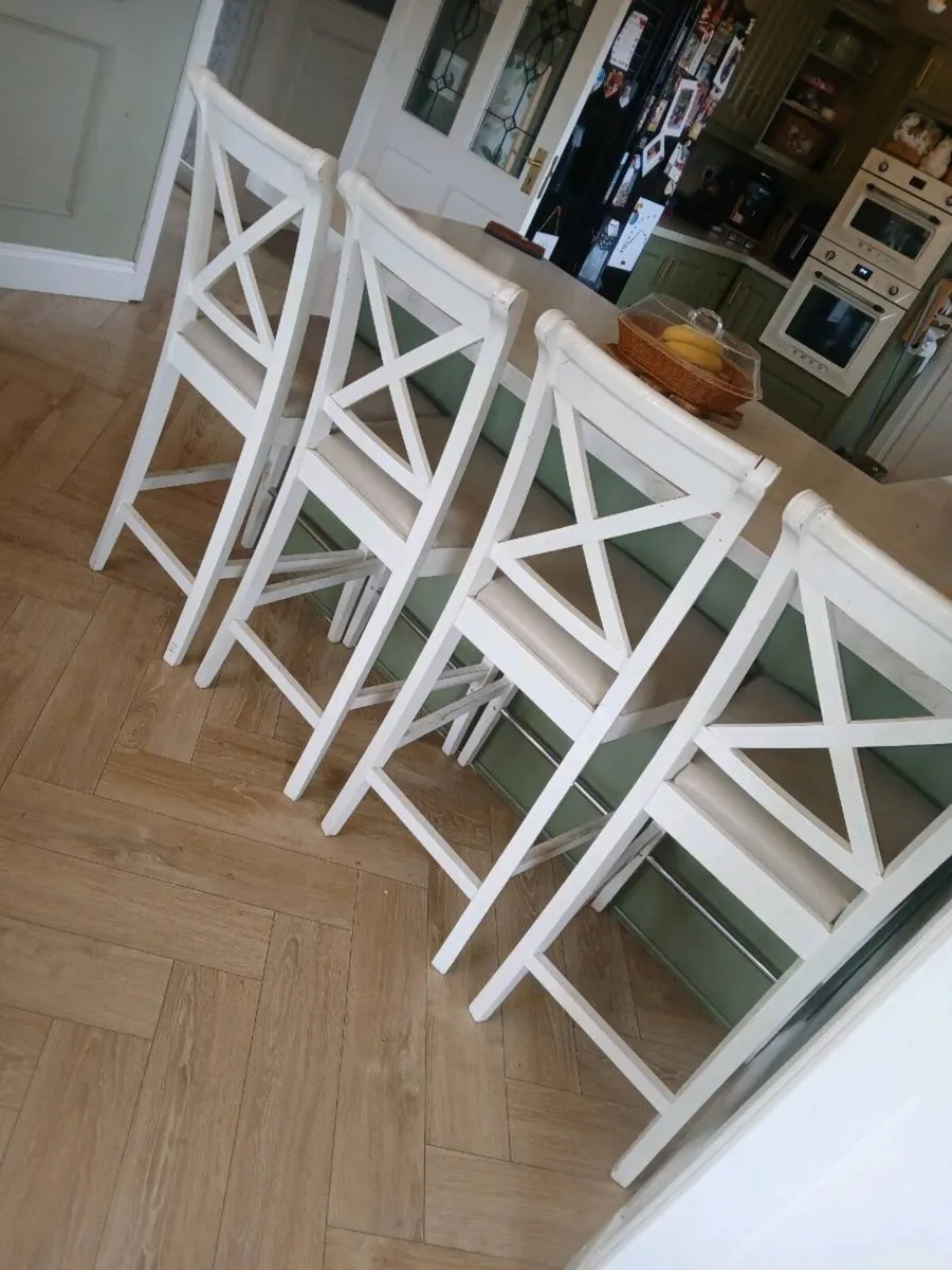 Bar stools x 4 - Image 1