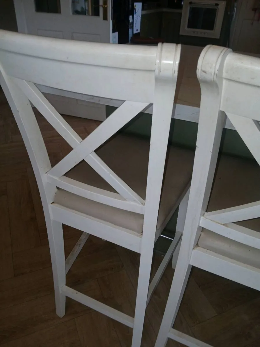 Bar stools x 4 - Image 2
