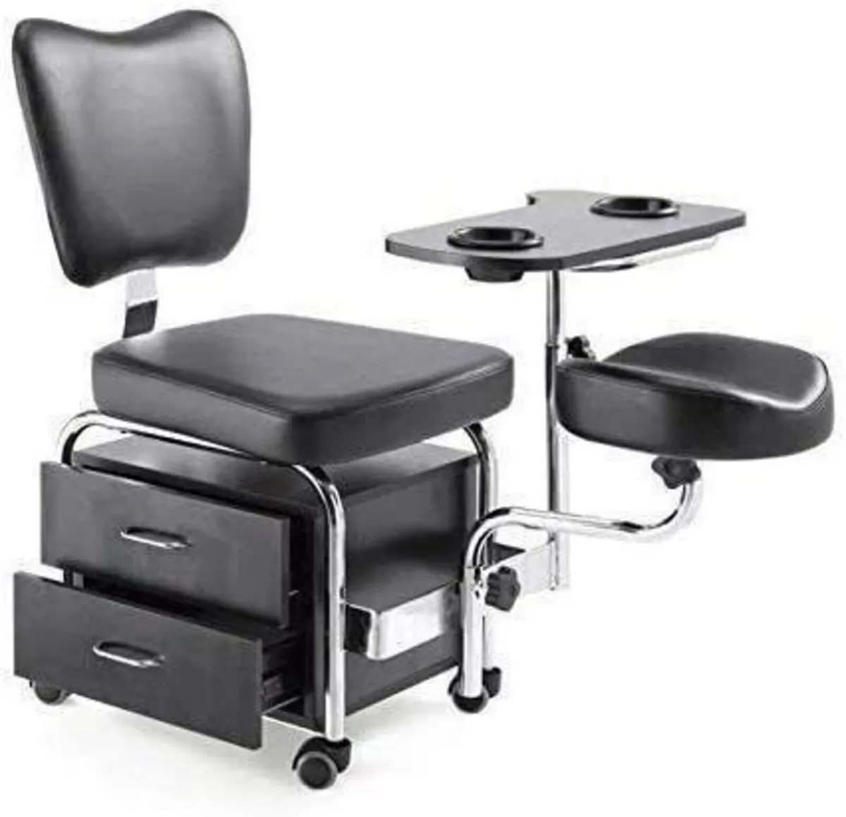 Manicure Pedicure Nail Station Table & Chair - Image 1