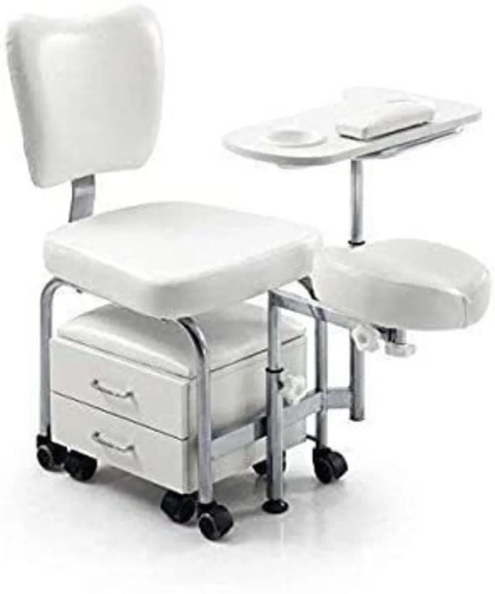 Manicure Pedicure Nail Station Table & Chair - Image 3