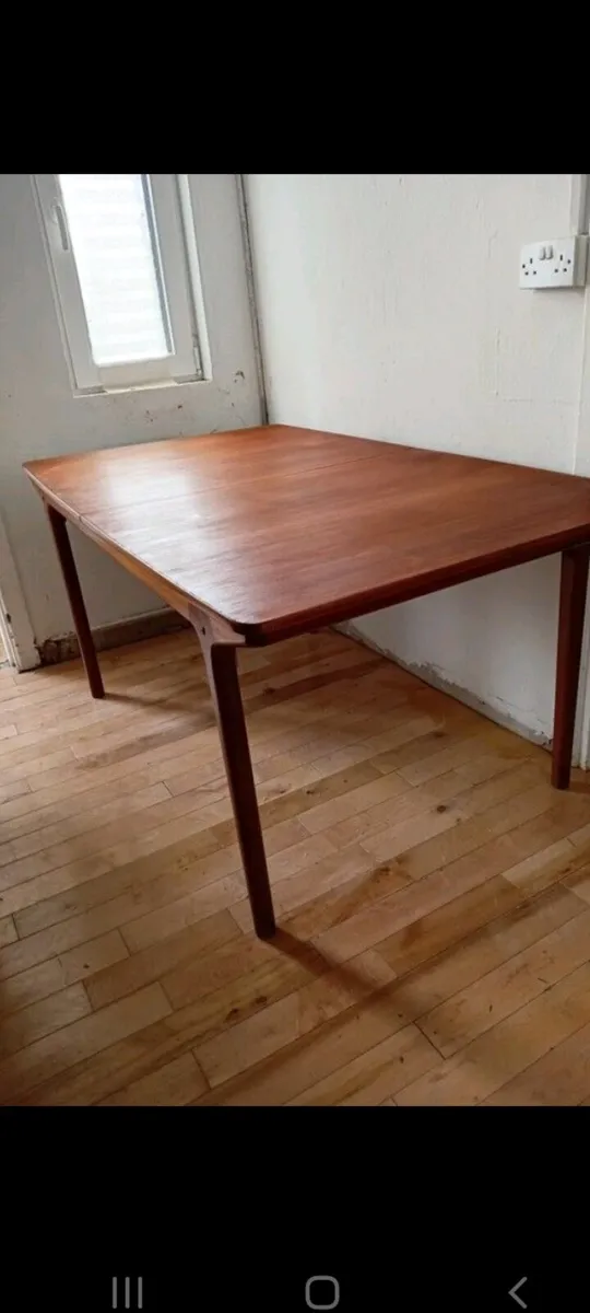 Mid century teak dining set mcintosh rarest set - Image 4