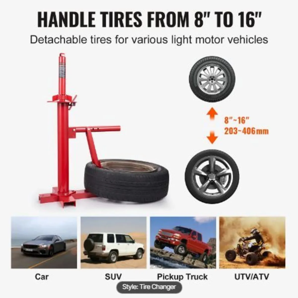 Portable Manual Tire Changer Bead Breaker - Image 2