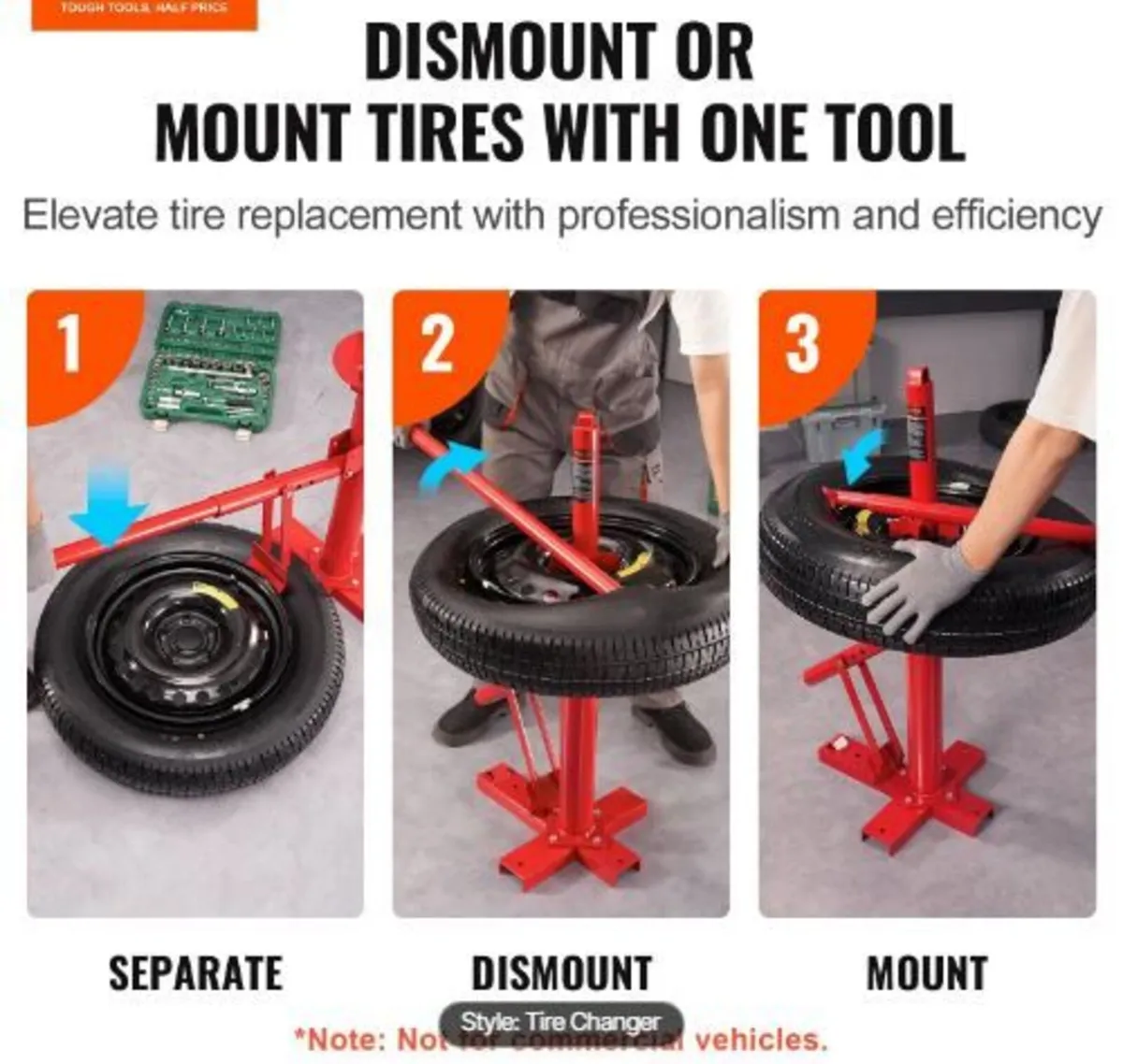 Portable Manual Tire Changer Bead Breaker - Image 3