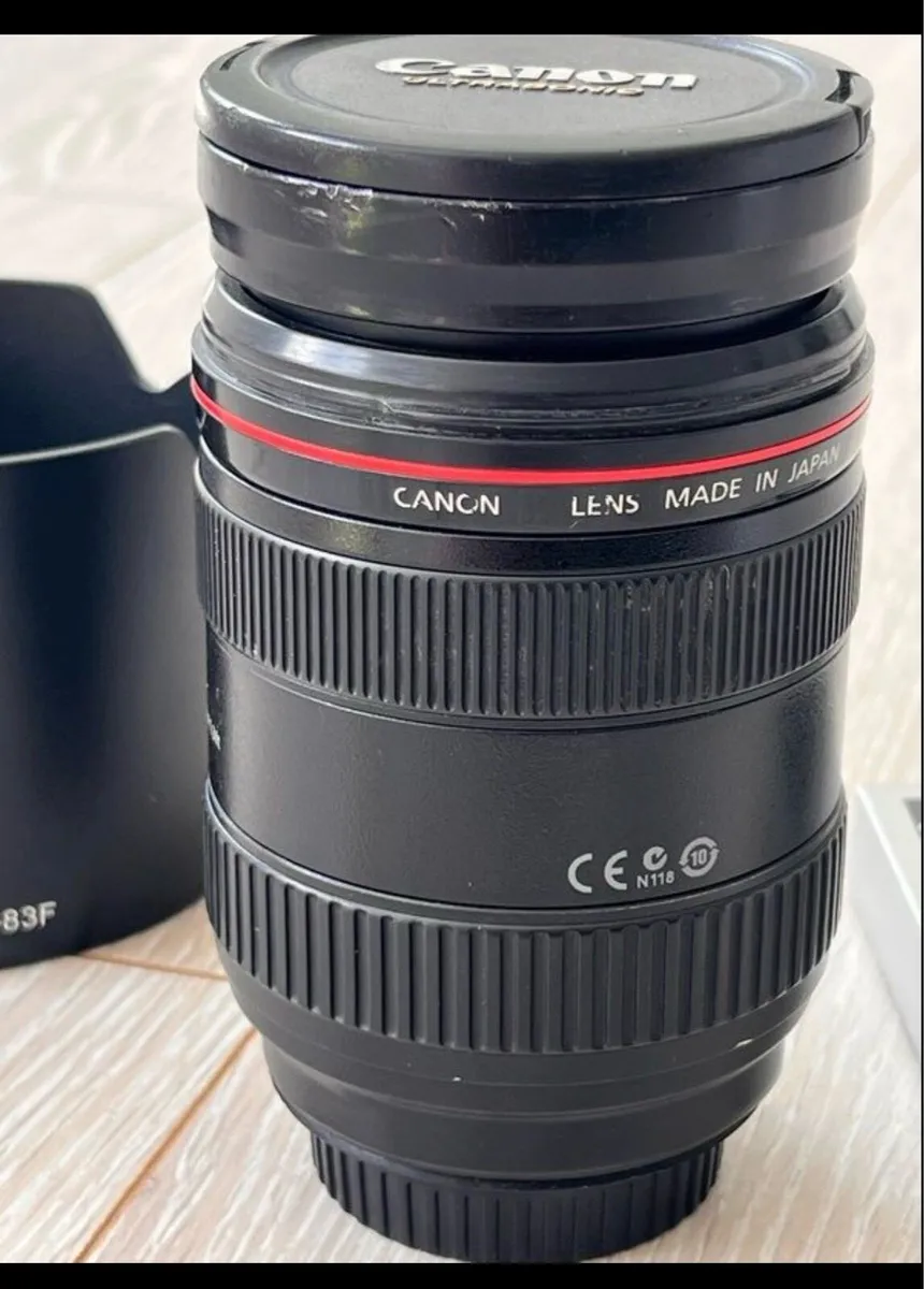 Canon 24-70mm f/2.8 L lens and accessories - Image 3