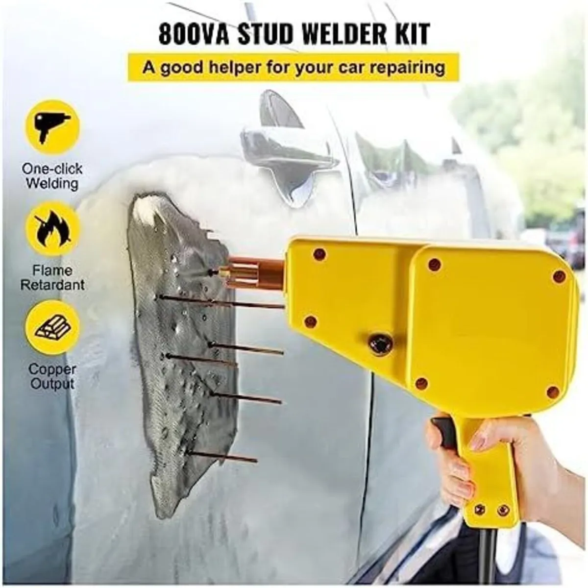 800VA Auto Body Stud Welder Dent Repair Kit - Image 3