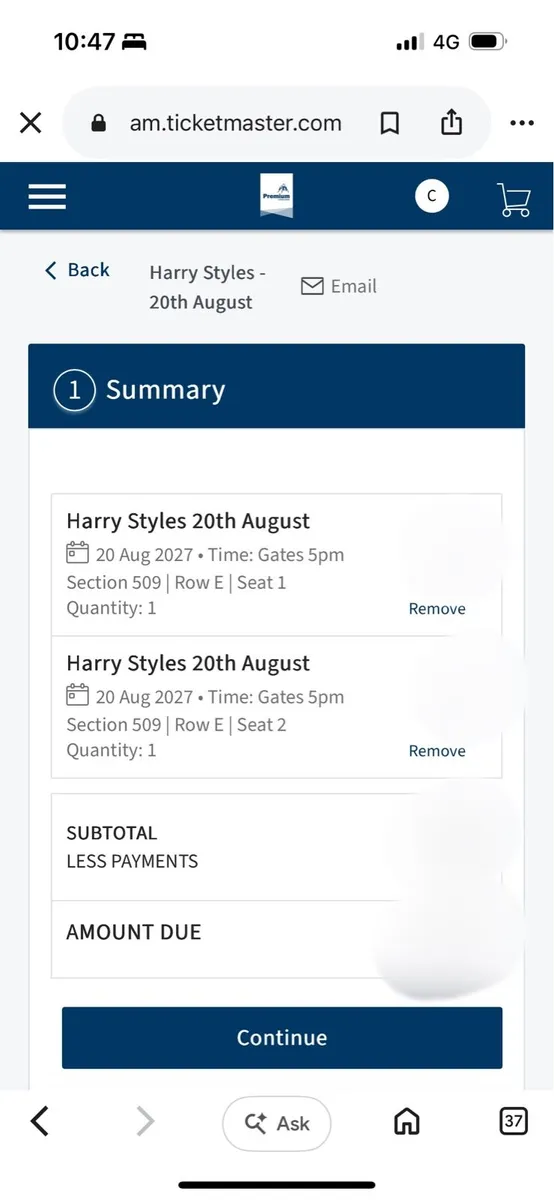 Harry Styles Tickets Premium - Image 2