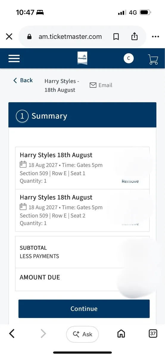 Harry Styles Tickets Premium - Image 3