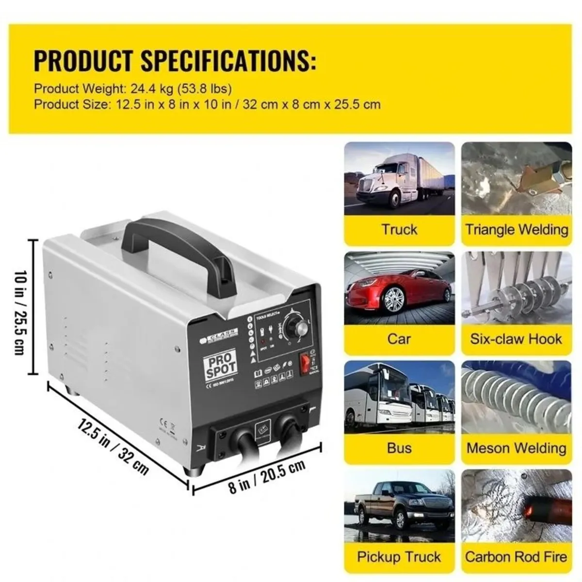 Car Dent Puller Spot Welder 2kW Repair Tool - Image 4